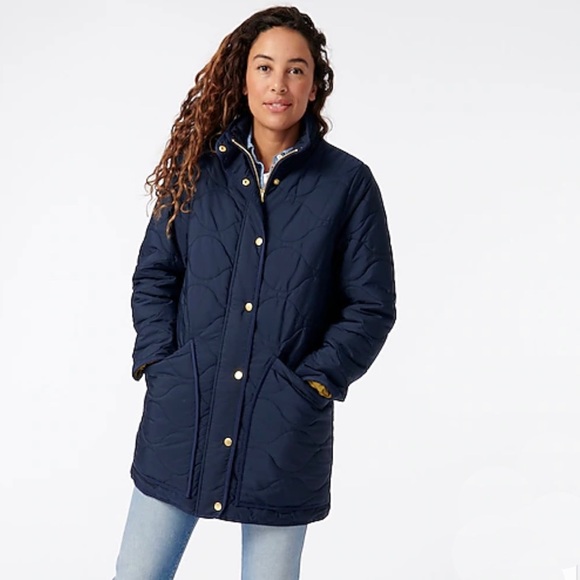 J. Crew Jackets & Blazers - J.Crew Quilted Cocoon Puffer w/PrimaLoft
